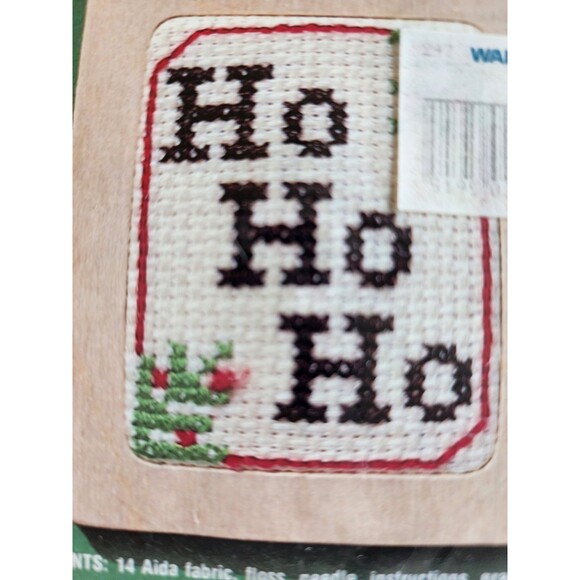 Lot of 3 Vintage NMI Stitch 'N Hang Cross Stitch Ornament Kits NOS Made In USA - Picture 5 of 11